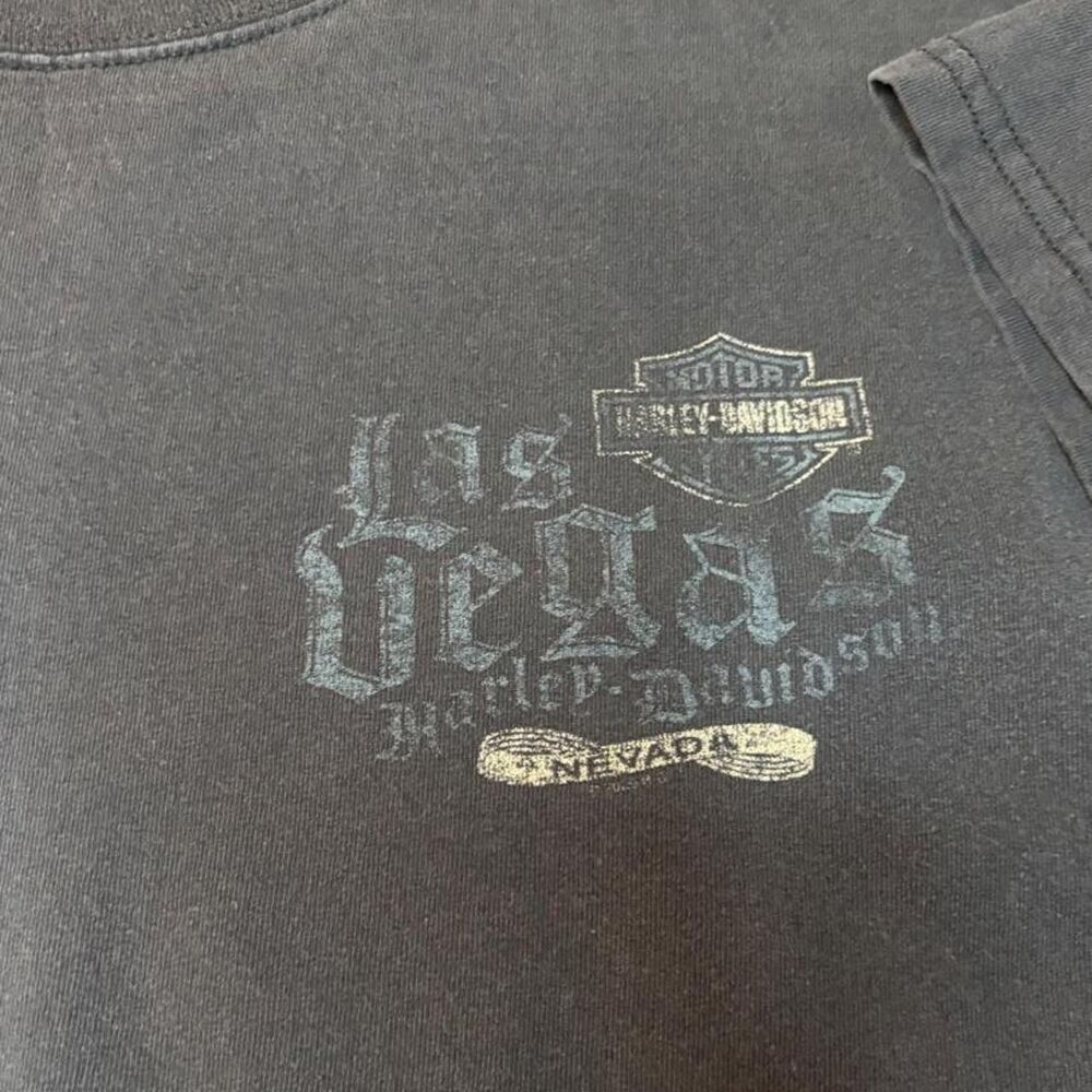 Harley-Davidson Las Vegas Skeleton Biker Graphic T-Shirt